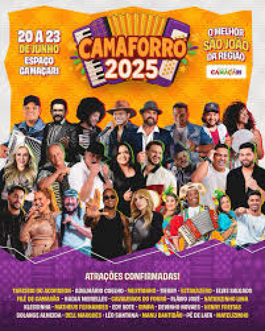 Camaforró 2025: confira a programação do São João de Camaçari